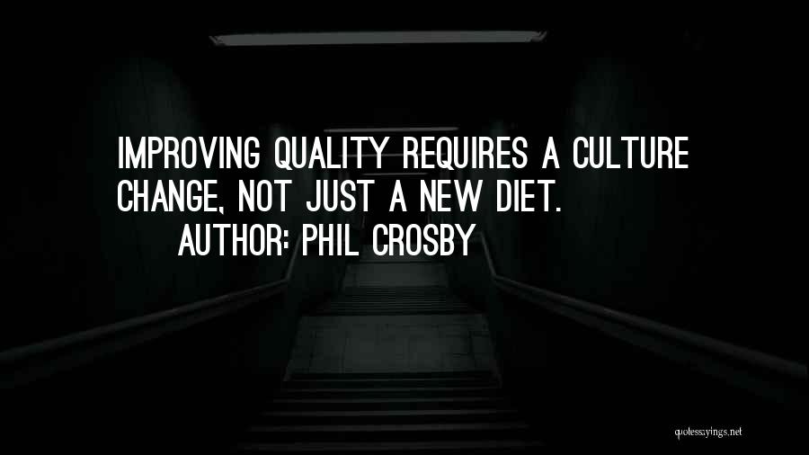 Diet Change Quotes By Phil Crosby