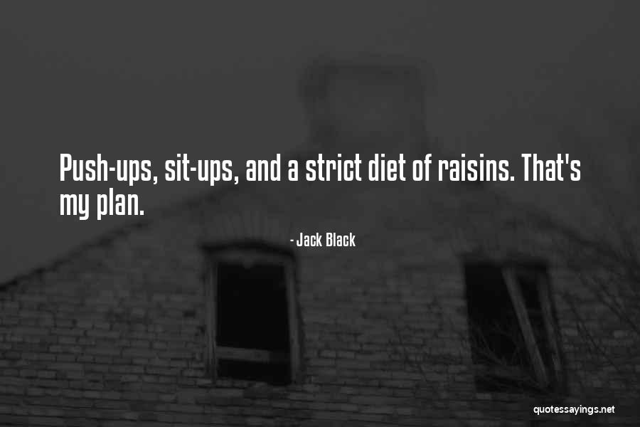 Diet Plan Quotes By Jack Black