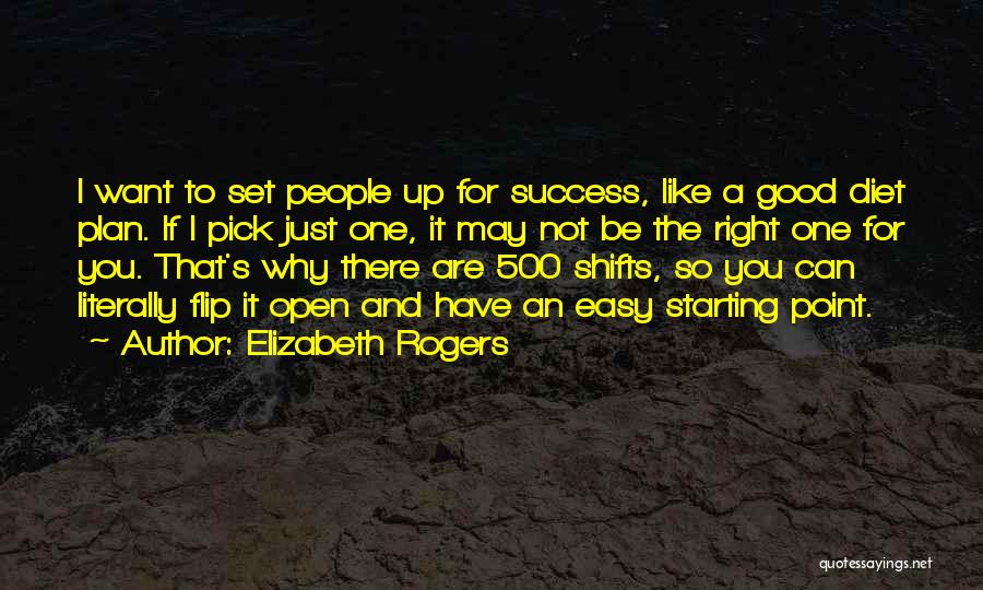 Diet Quotes By Elizabeth Rogers