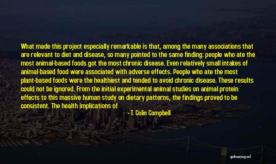 Diet Quotes By T. Colin Campbell Diet Quotes By T. Colin Campbell