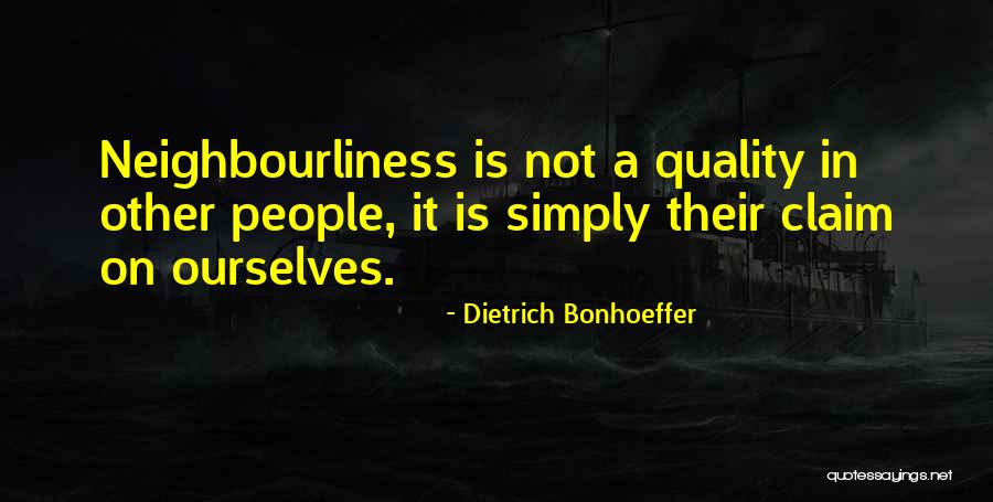 Dietrich Bonhoeffer Quotes 1140793