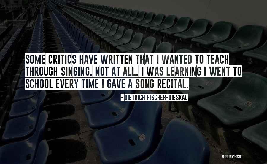 Dietrich Dieskau Quotes By Dietrich Fischer-Dieskau Dietrich Dieskau Quotes By Dietrich Fischer-Dieskau