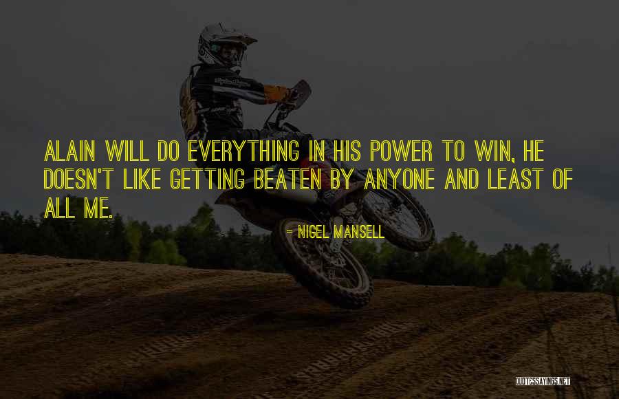Dietzes Ice Quotes By Nigel Mansell Dietzes Ice Quotes By Nigel Mansell