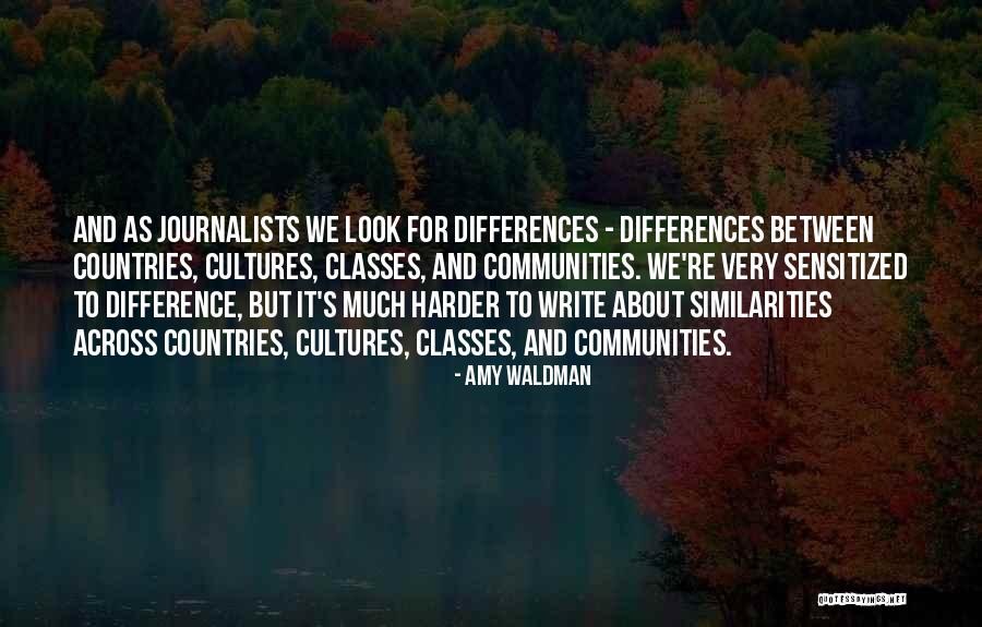 Difference And Similarities Quotes By Amy Waldman