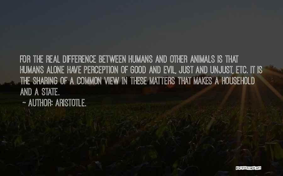 Difference Between Animals And Humans Quotes By Aristotle.