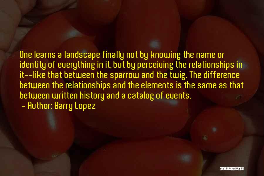 Difference Between Knowing And Doing Quotes By Barry Lopez