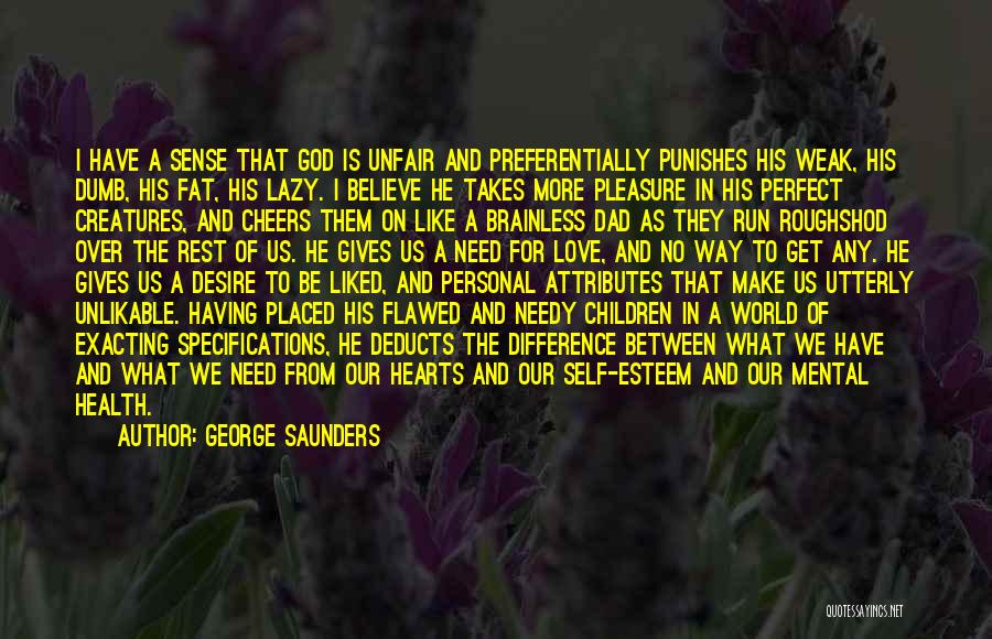 Difference Between Like And Love Quotes By George Saunders