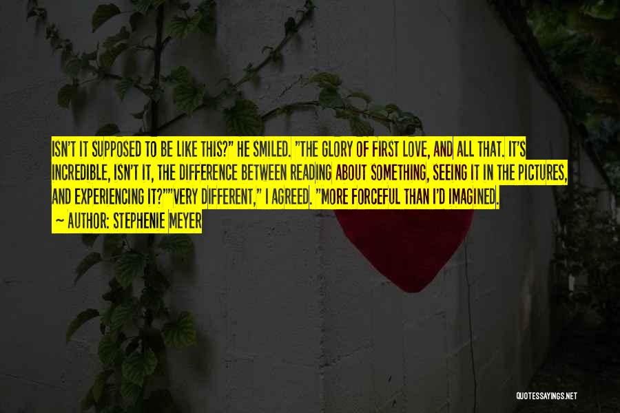 Difference Between Like And Love Quotes By Stephenie Meyer