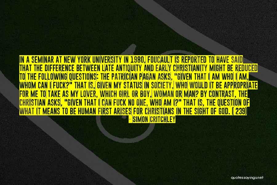Difference Between Man Boy Quotes By Simon Critchley Difference Between Man Boy Quotes By Simon Critchley