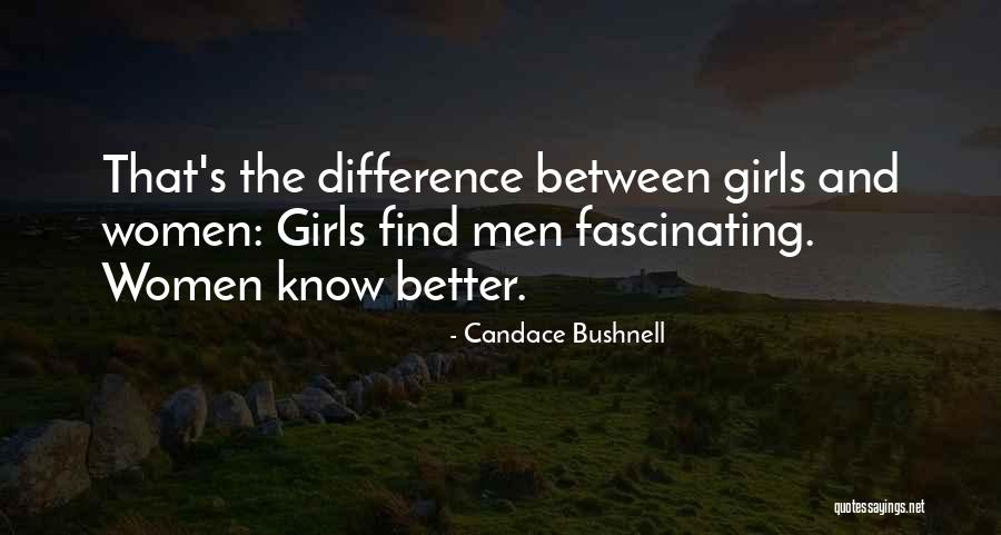 Difference Between Men And Women Quotes By Candace Bushnell