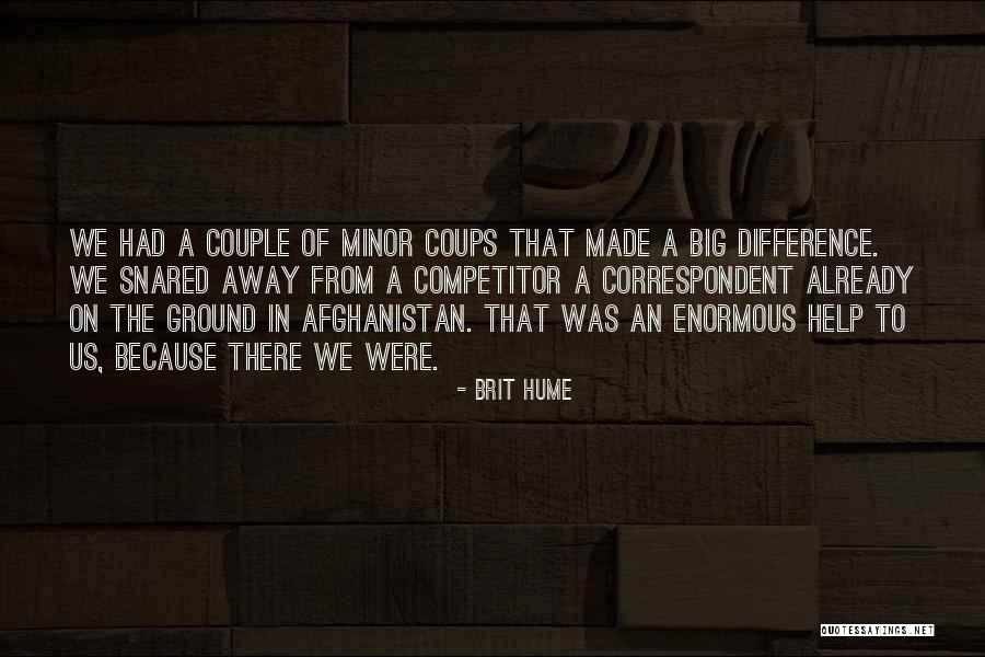 Difference In Couple Quotes By Brit Hume