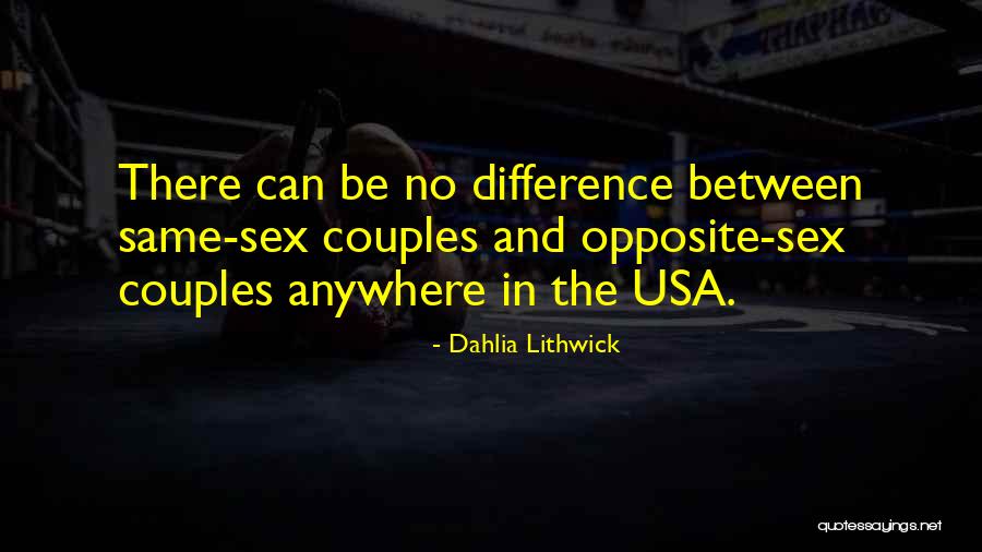 Difference In Couple Quotes By Dahlia Lithwick