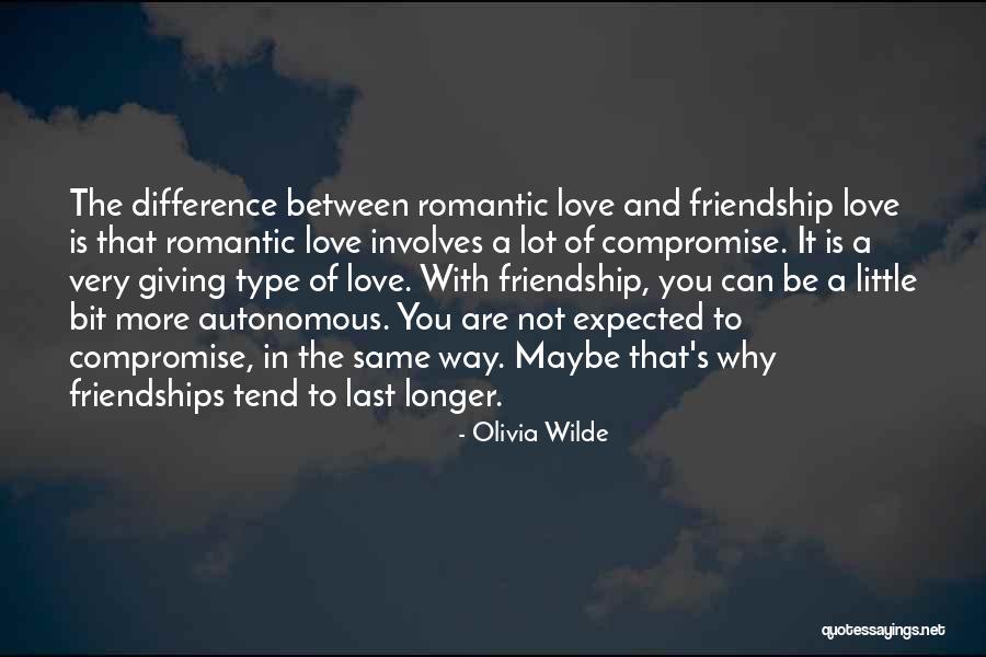 Difference In Friendship Quotes By Olivia Wilde Difference In Friendship Quotes By Olivia Wilde