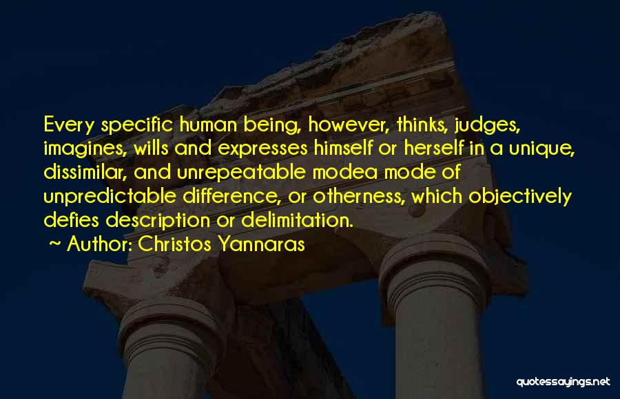 Difference In Love Quotes By Christos Yannaras