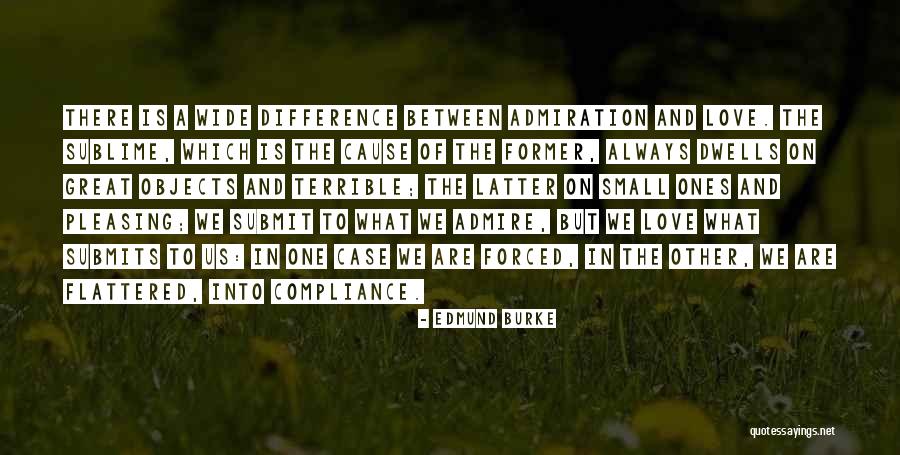 Difference In Love Quotes By Edmund Burke