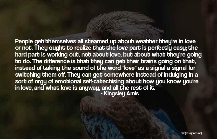 Difference In Love Quotes By Kingsley Amis