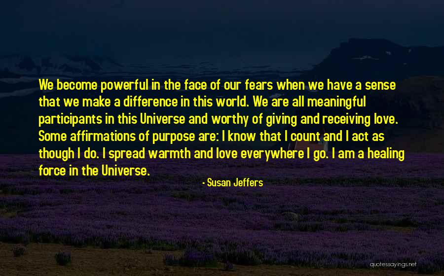 Difference In Love Quotes By Susan Jeffers