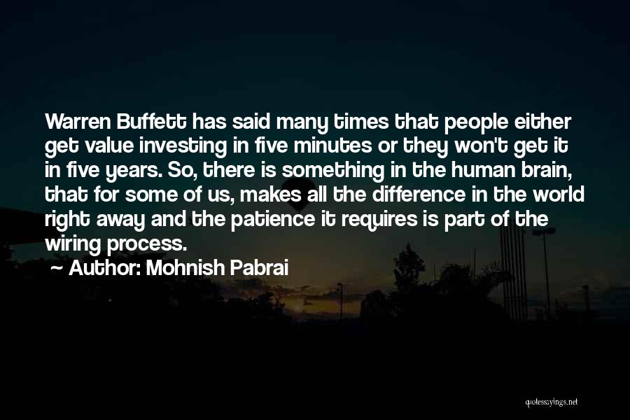 Difference In Quotes By Mohnish Pabrai