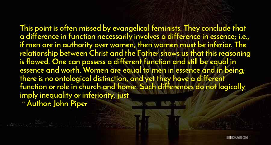 Difference In Relationship Quotes By John Piper