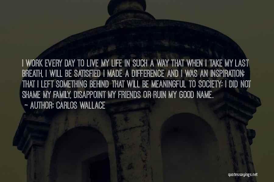 Difference In Society Quotes By Carlos Wallace