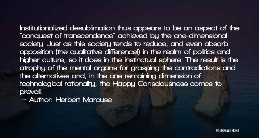 Difference In Society Quotes By Herbert Marcuse
