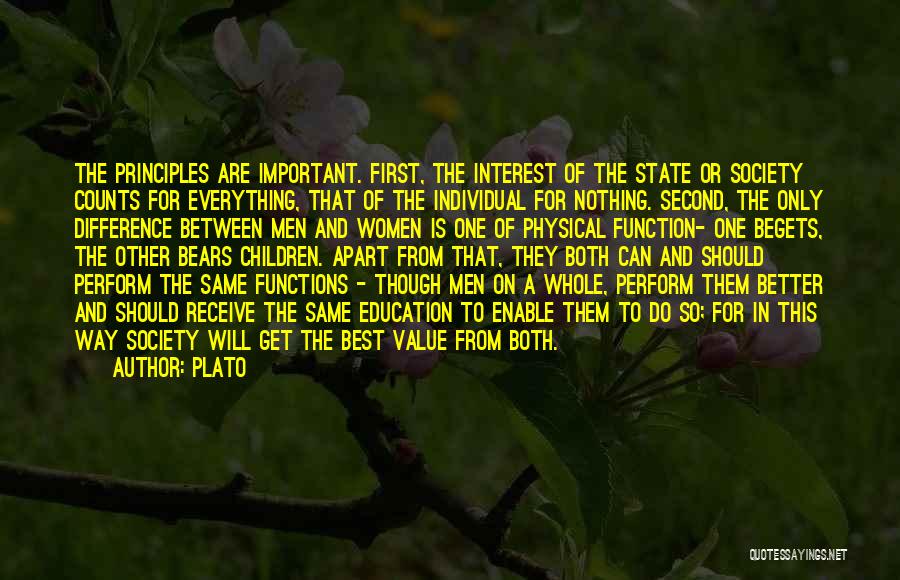 Difference In Society Quotes By Plato