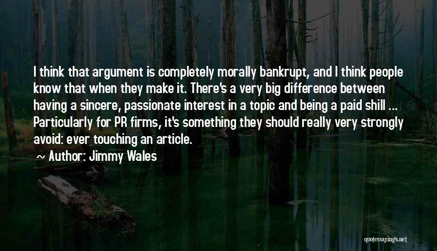 Difference In Thinking Quotes By Jimmy Wales