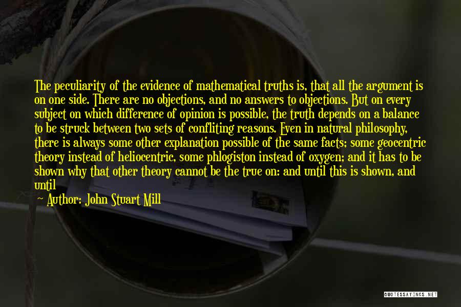 Difference Of Opinion Quotes By John Stuart Mill