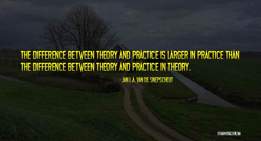 Difference Theory Quotes By Jan L.A. Van De Snepscheut Difference Theory Quotes By Jan L.A. Van De Snepscheut