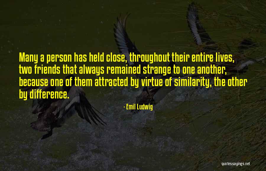 Difference Within Similarity Quotes By Emil Ludwig Difference Within Similarity Quotes By Emil Ludwig