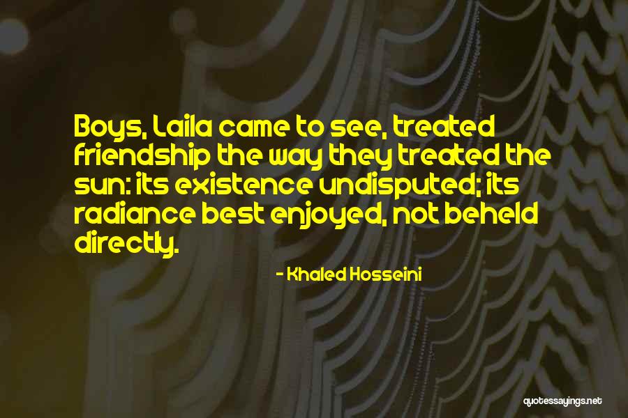 Differences In Friendship Quotes By Khaled Hosseini