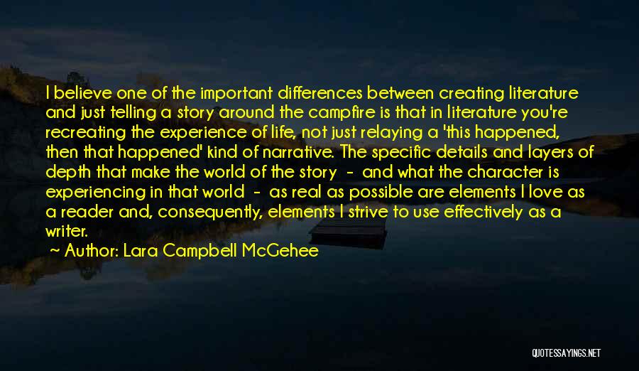 Differences In Life Quotes By Lara Campbell McGehee