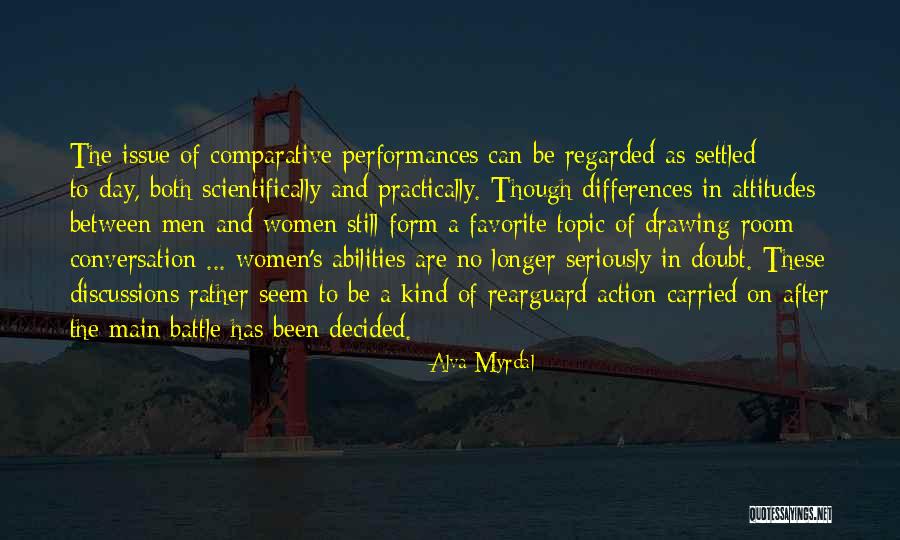Differences In Men And Women Quotes By Alva Myrdal Differences In Men And Women Quotes By Alva Myrdal