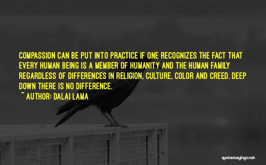 Differences In Religion Quotes By Dalai Lama