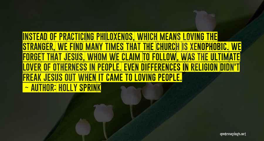 Differences In Religion Quotes By Holly Sprink