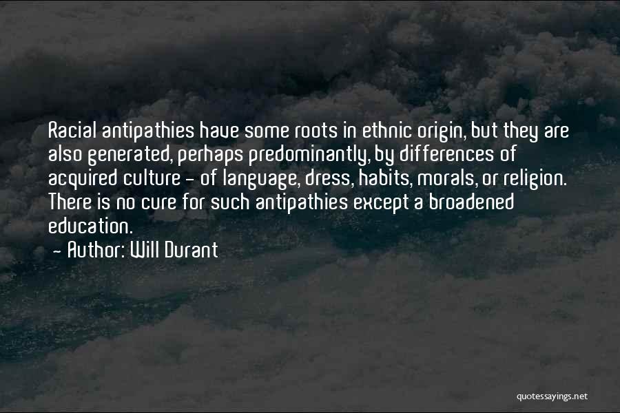 Differences In Religion Quotes By Will Durant