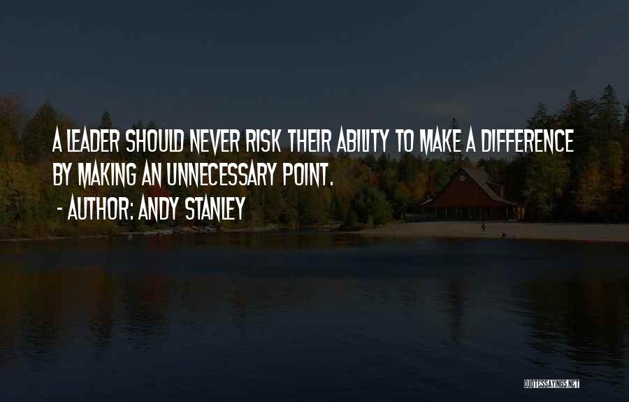 Differences Quotes By Andy Stanley