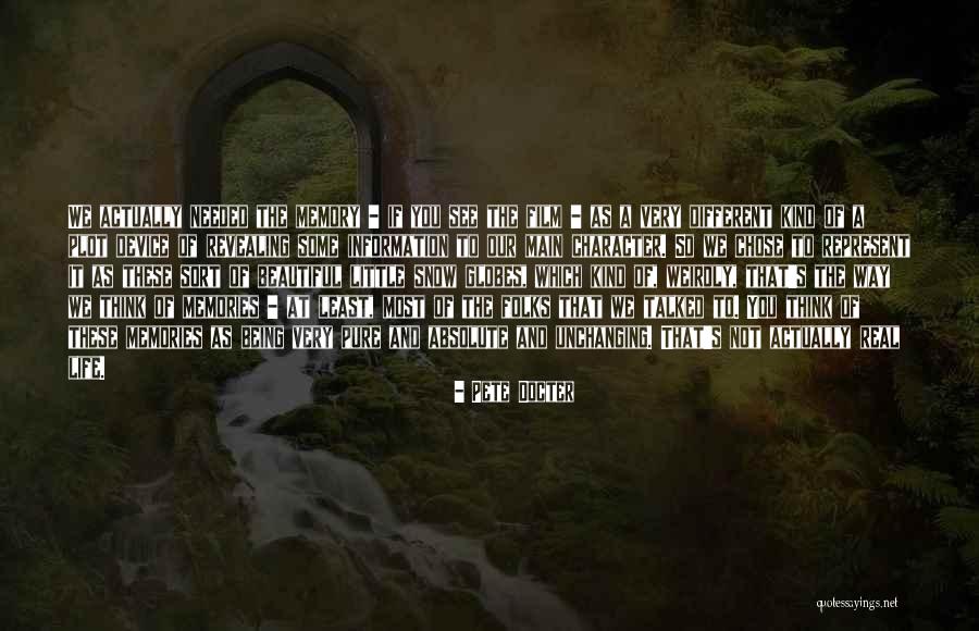 Different And Beautiful Quotes By Pete Docter Different And Beautiful Quotes By Pete Docter