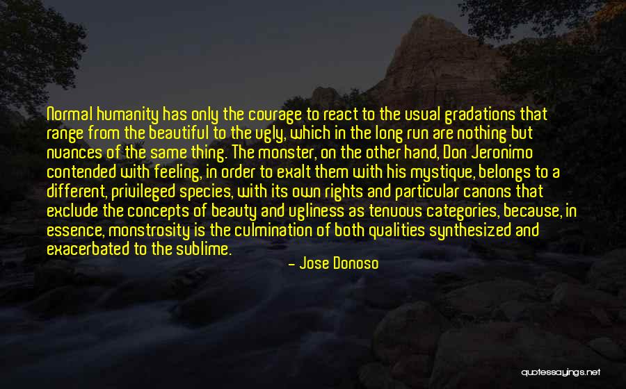 Different And The Same Quotes By Jose Donoso Different And The Same Quotes By Jose Donoso