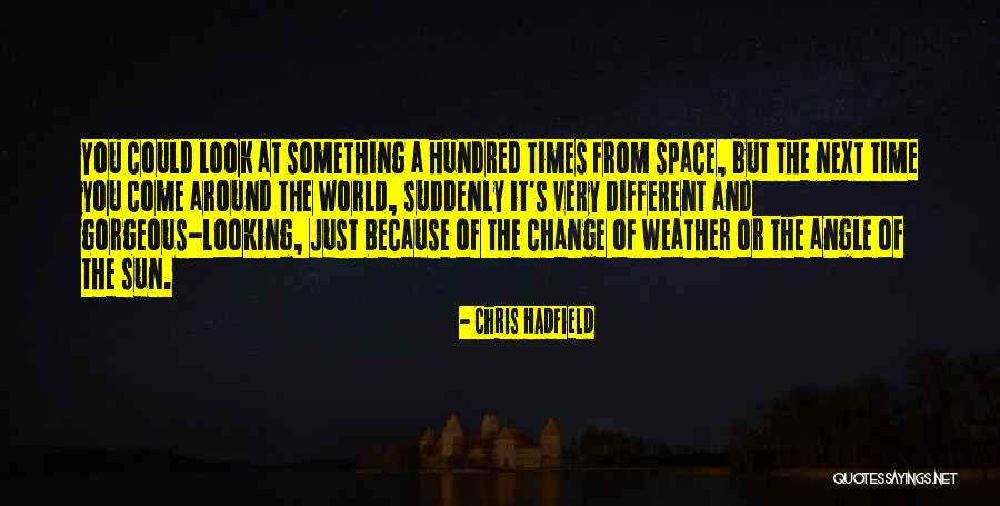 Different Angle Quotes By Chris Hadfield Different Angle Quotes By Chris Hadfield