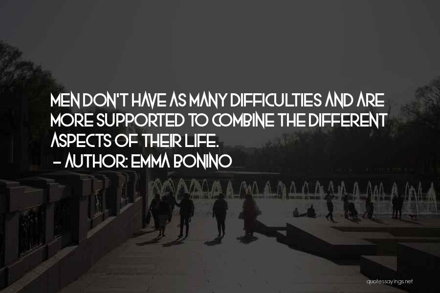 Different Aspects Of Life Quotes By Emma Bonino