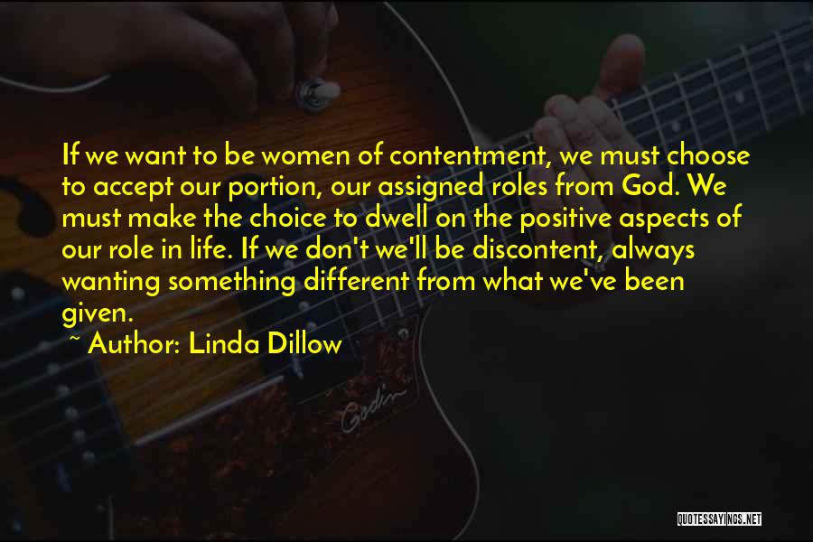 Different Aspects Of Life Quotes By Linda Dillow