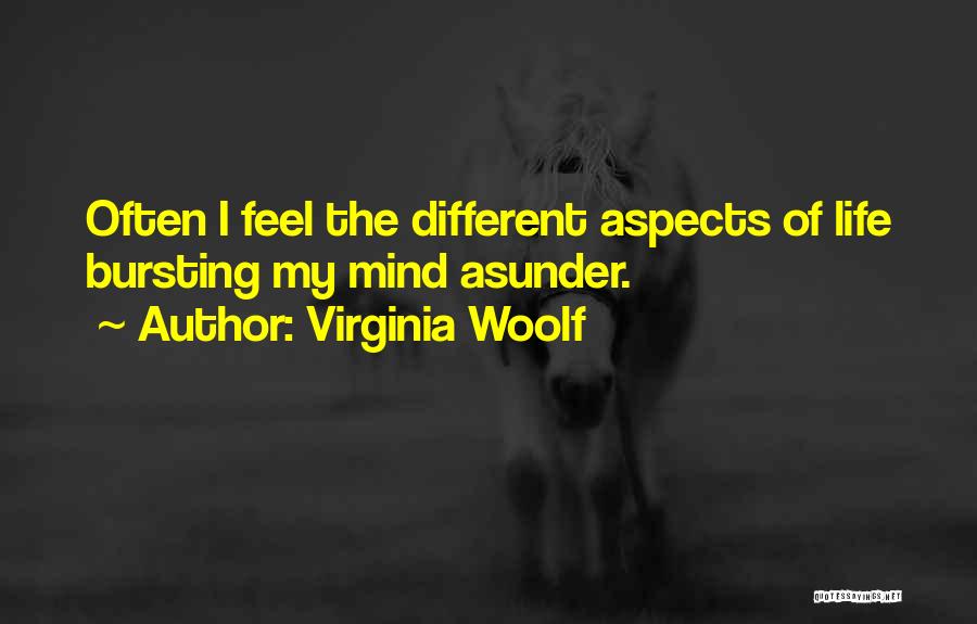 Different Aspects Of Life Quotes By Virginia Woolf