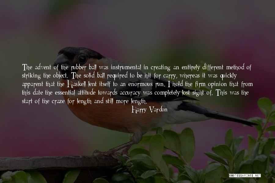 Different Attitude Quotes By Harry Vardon Different Attitude Quotes By Harry Vardon