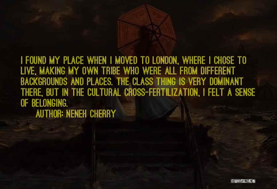 Different Backgrounds Quotes By Neneh Cherry