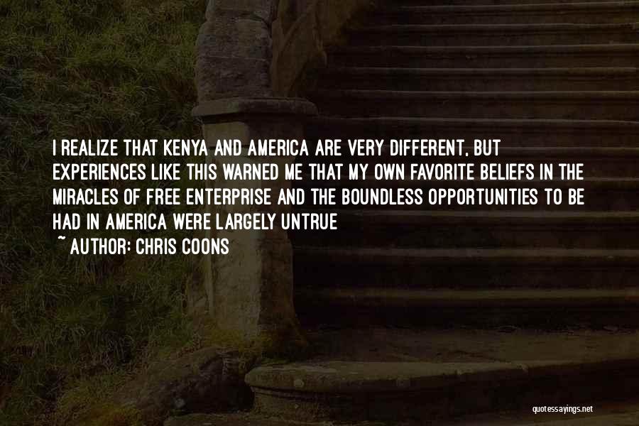 Different Beliefs Quotes By Chris Coons