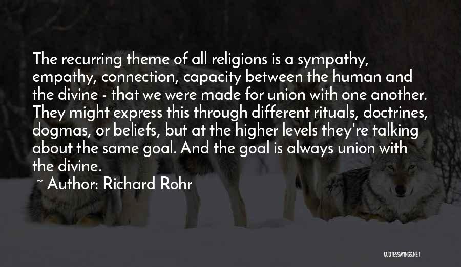 Different Beliefs Quotes By Richard Rohr