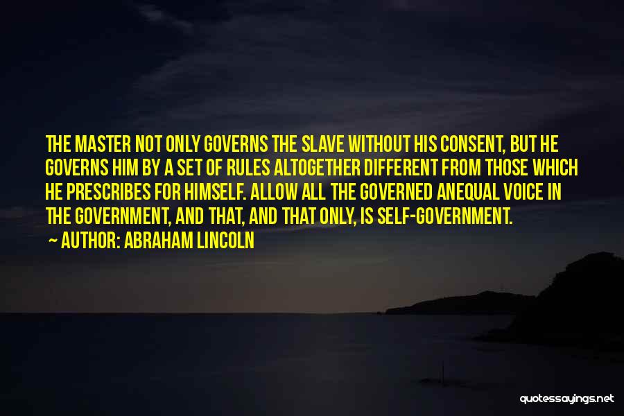 Different But Equal Quotes By Abraham Lincoln