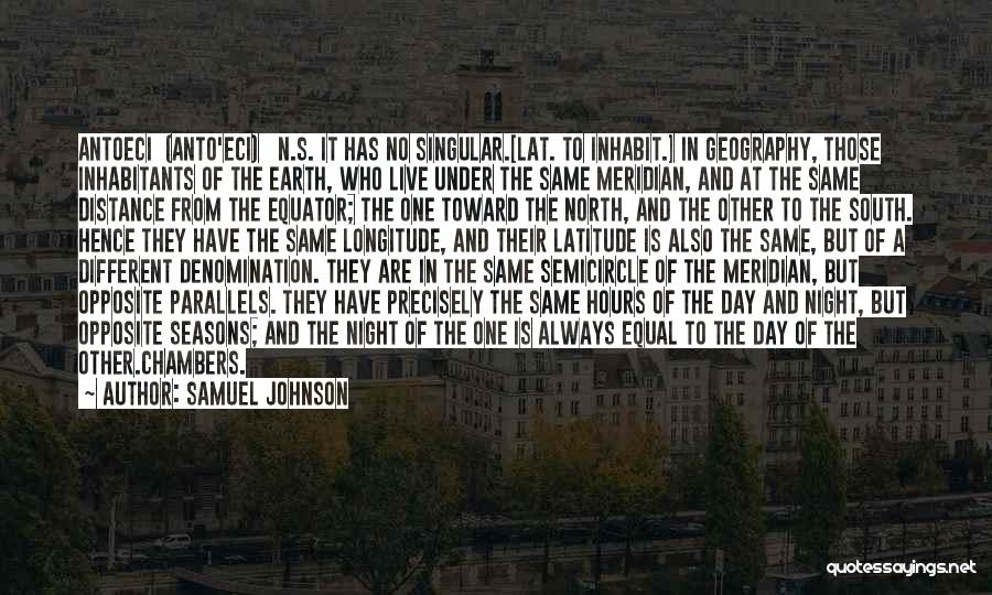 Different But Equal Quotes By Samuel Johnson