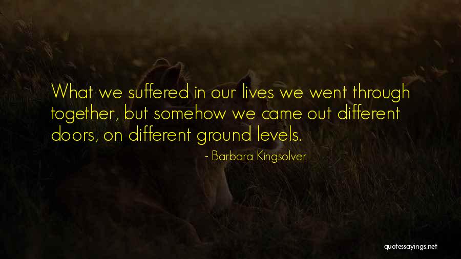 Different But Together Quotes By Barbara Kingsolver